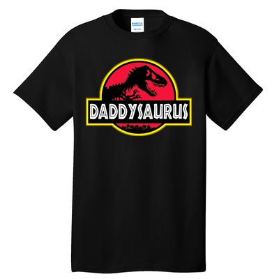 Daddysaurus Funny Daddy Dinosaur Tall T-Shirt