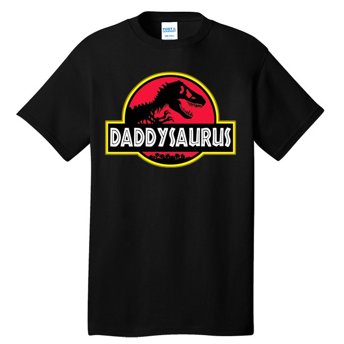 Daddysaurus Funny Daddy Dinosaur Tall T-Shirt