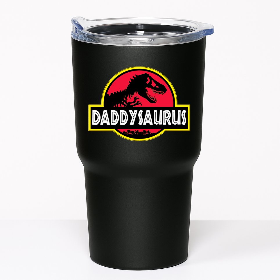 Daddysaurus Funny Daddy Dinosaur Tumbler