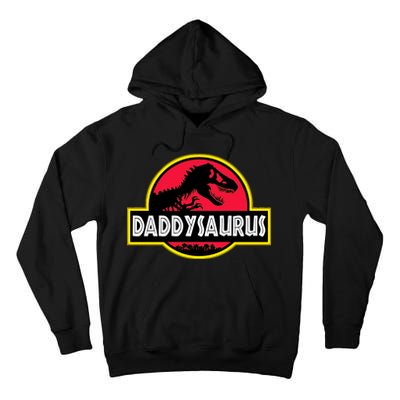 Daddysaurus Funny Daddy Dinosaur Tall Hoodie