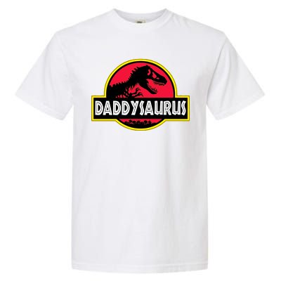 Daddysaurus Funny Daddy Dinosaur Garment-Dyed Heavyweight T-Shirt