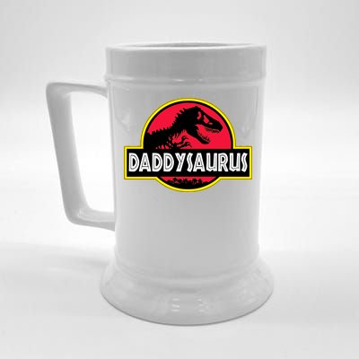 Daddysaurus Funny Daddy Dinosaur Beer Stein