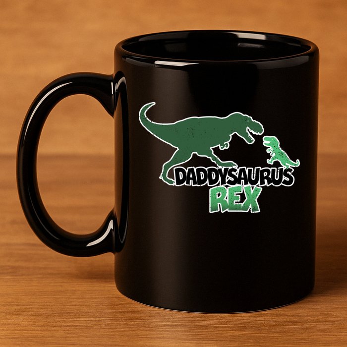 Daddysaurus Rex 11oz C Handle Ceramic Mug
