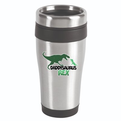 Daddysaurus Rex 16oz Travel Tumbler