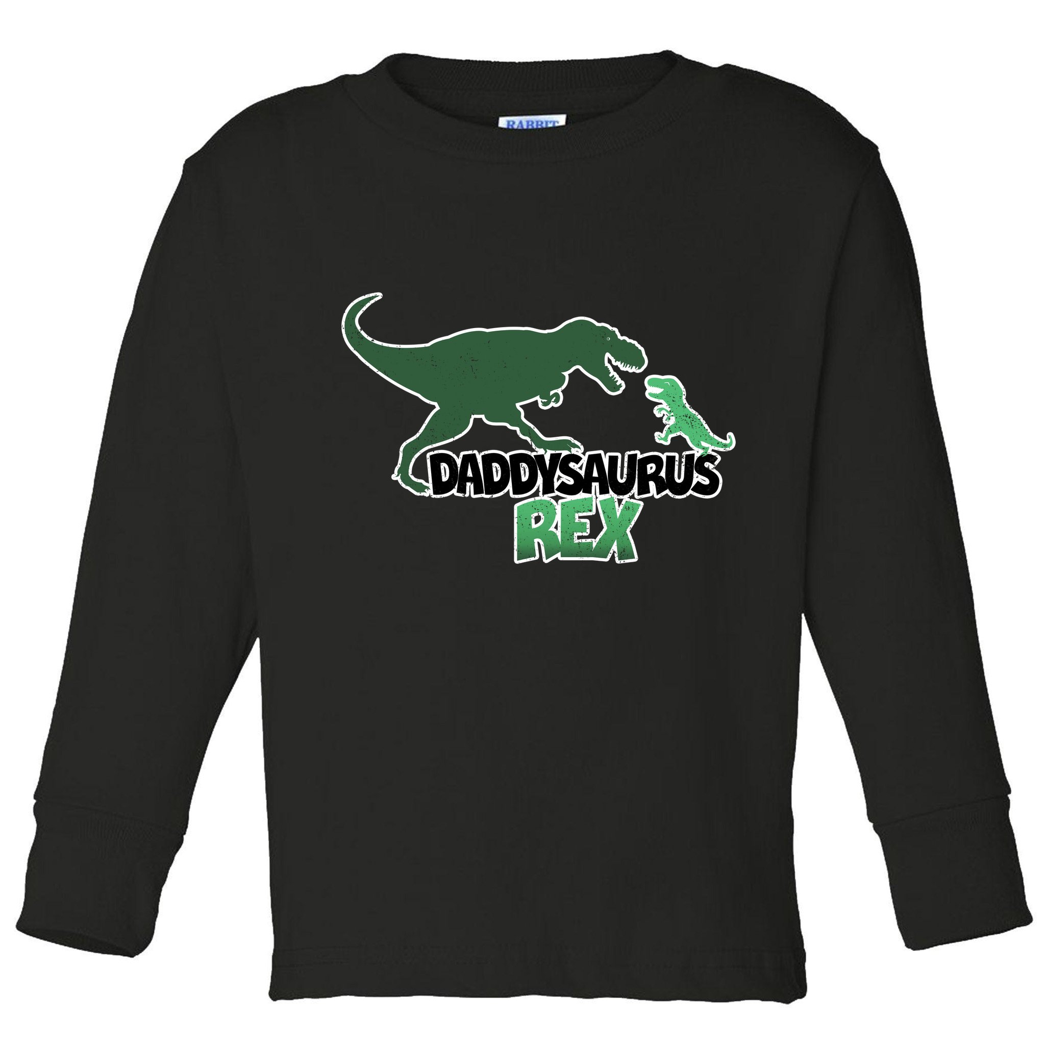 Daddysaurus Rex Toddler Long Sleeve Shirt