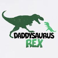 Daddysaurus Rex Garment-Dyed Sweatshirt