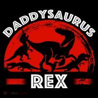 Daddysaurus Rex Cute Dad Spoof Long Sleeve Shirt