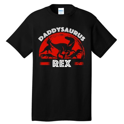 Daddysaurus Rex Cute Dad Spoof Tall T-Shirt