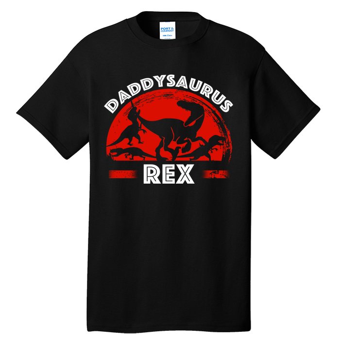 Daddysaurus Rex Cute Dad Spoof Tall T-Shirt