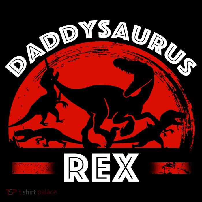 Daddysaurus Rex Cute Dad Spoof Tall T-Shirt