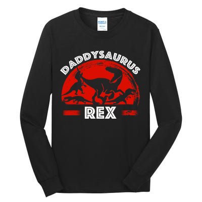 Daddysaurus Rex Cute Dad Spoof Tall Long Sleeve T-Shirt