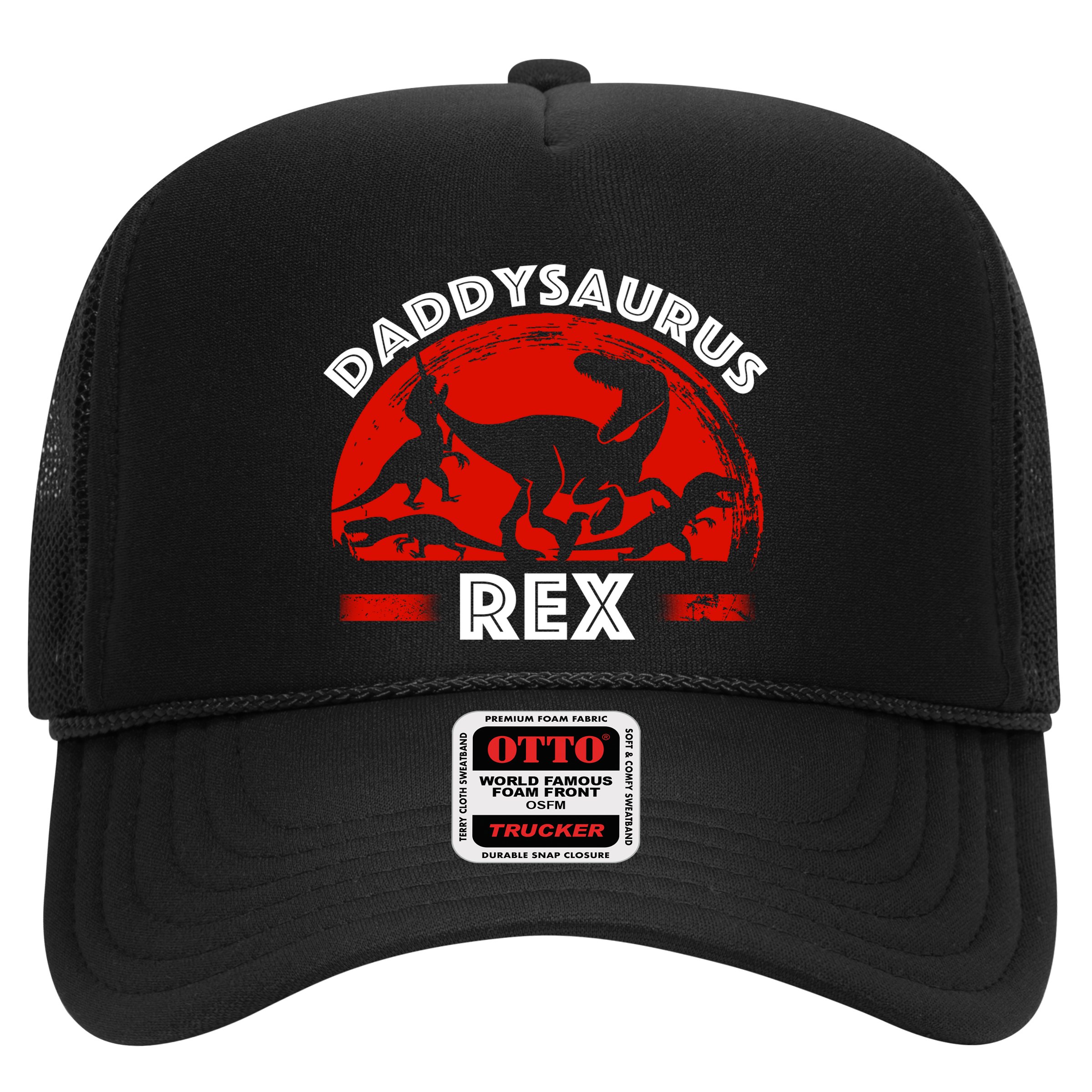Daddysaurus Rex Cute Dad Spoof Hat