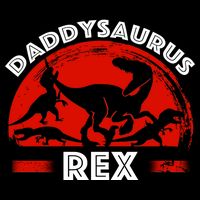 Daddysaurus Rex Cute Dad Spoof Tank Top