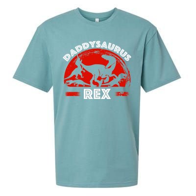 Daddysaurus Rex Cute Dad Spoof Sueded Cloud Jersey T-Shirt