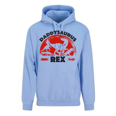 Daddysaurus Rex Cute Dad Spoof Unisex Surf Hoodie