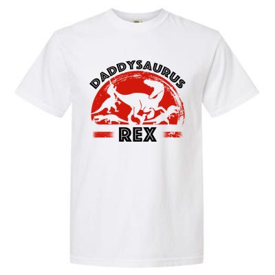 Daddysaurus Rex Cute Dad Spoof Garment-Dyed Heavyweight T-Shirt