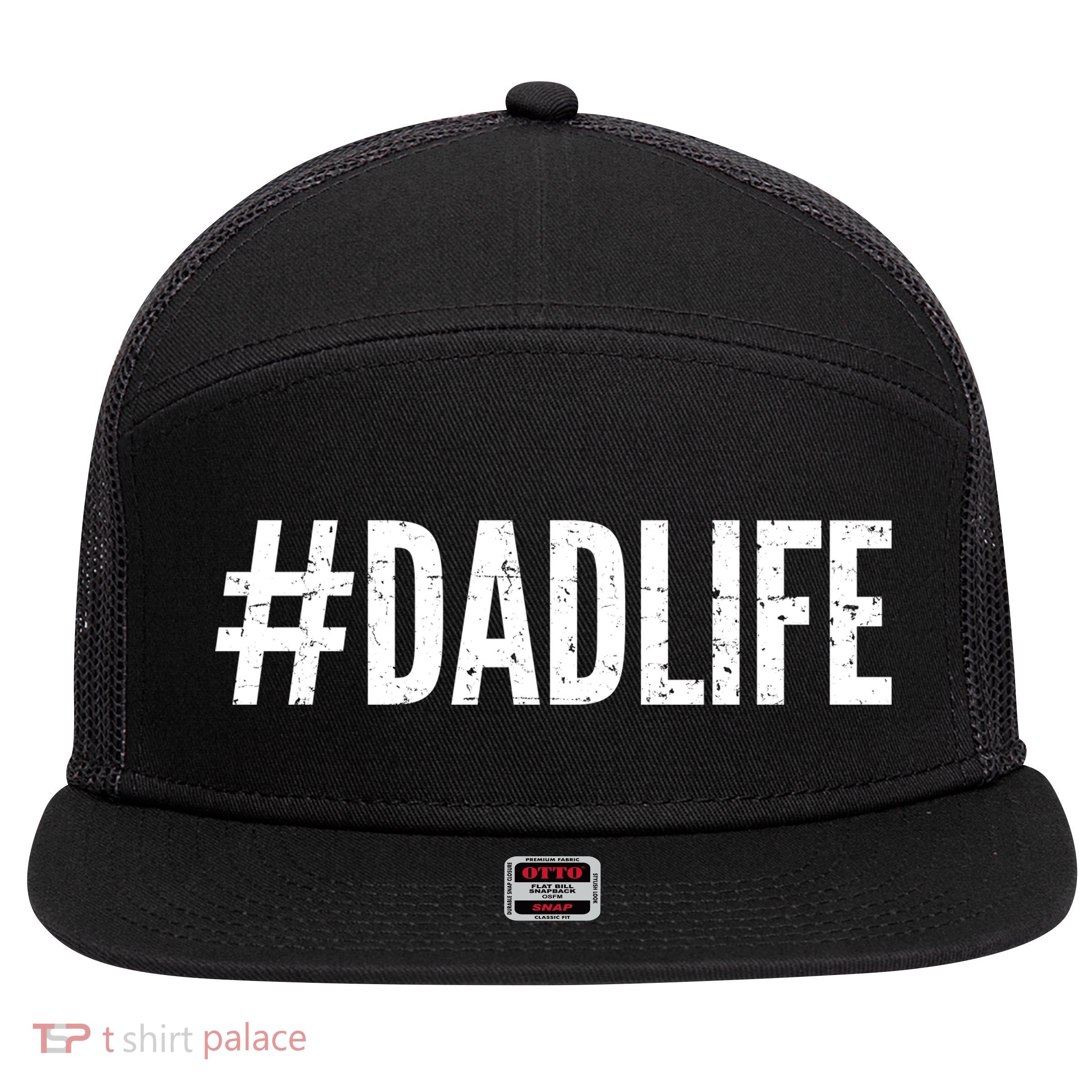 Dadlife  7 Panel Mesh Trucker Snapback Hat