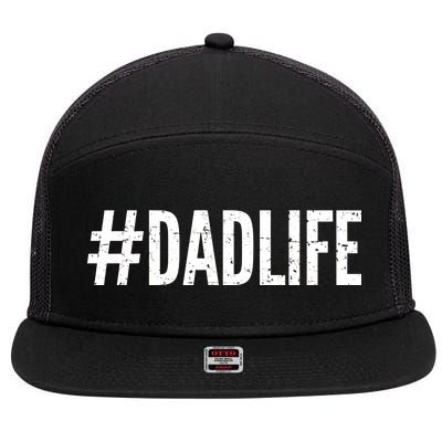 Dadlife  7 Panel Mesh Trucker Snapback Hat