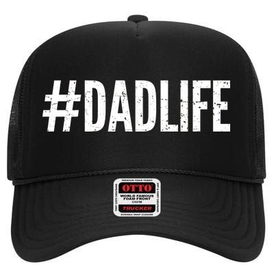 Dadlife  High Crown Mesh Back Trucker Hat