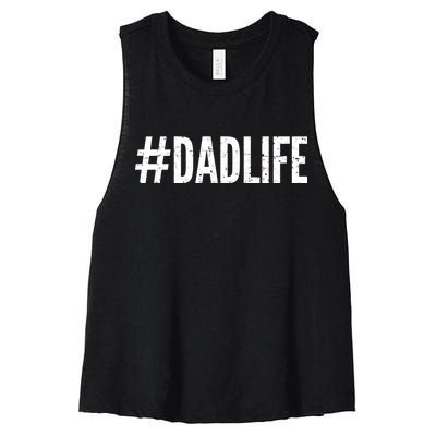 Dadlife  Women's Racerback Cropped Tank