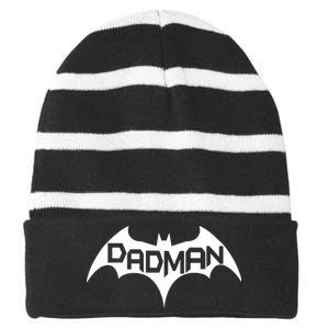 Dadman Striped Beanie with Solid Band