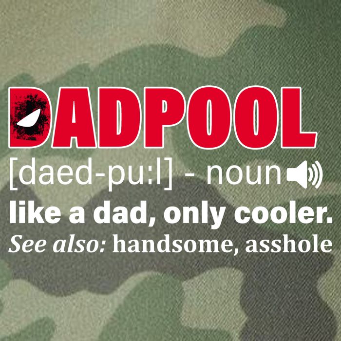 Dadpool Like A Dad Only Cooler Legacy Tie Dye Trucker Hat
