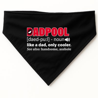 Dadpool Like A Dad Only Cooler USA-Made Doggie Bandana