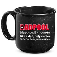 Dadpool Like A Dad Only Cooler 15oz Campfire Ceramic Mug