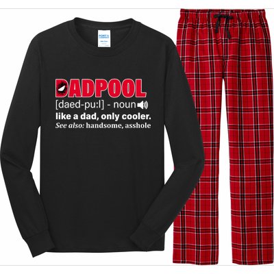 Dadpool Like A Dad Only Cooler Long Sleeve Pajama Set