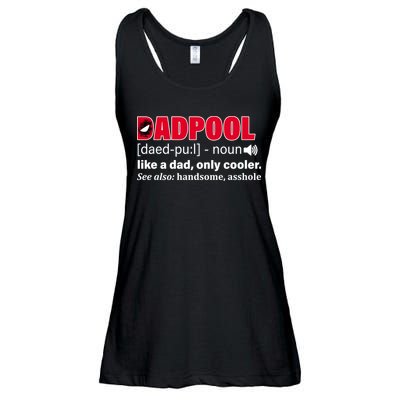 Dadpool Like A Dad Only Cooler Ladies Essential Flowy Tank