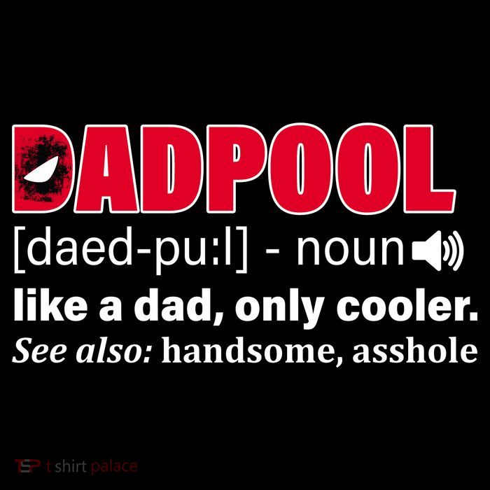 Dadpool Like A Dad Only Cooler Flatbill Hat