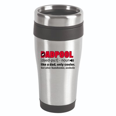 Dadpool Like A Dad Only Cooler 16oz Travel Tumbler
