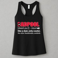 Dadpool Like A Dad Only Cooler Womens Tank Top