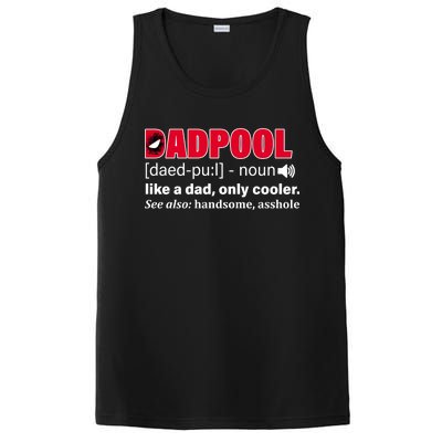 Dadpool Like A Dad Only Cooler PosiCharge Competitor Tank