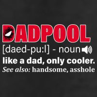 Dadpool Like A Dad Only Cooler Microfiber Hand Towel