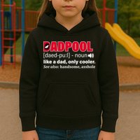 Dadpool Like A Dad Only Cooler Kids Hoodie