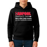 Dadpool Like A Dad Only Cooler Kids Hoodie