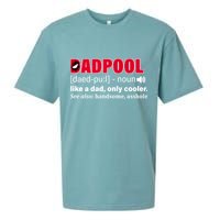 Dadpool Like A Dad Only Cooler Sueded Cloud Jersey T-Shirt