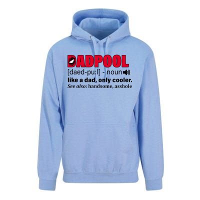 Dadpool Like A Dad Only Cooler Unisex Surf Hoodie