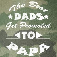Dads Get Promoted To Papa Funny Father's Day Legacy Tie Dye Trucker Hat