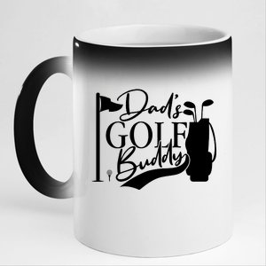 Dad's Golf Buddy 11oz Black Color Changing Mug