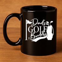 Dad's Golf Buddy 11oz C Handle Ceramic Mug