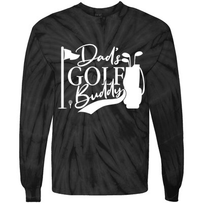 Dad's Golf Buddy Tie-Dye Long Sleeve Shirt