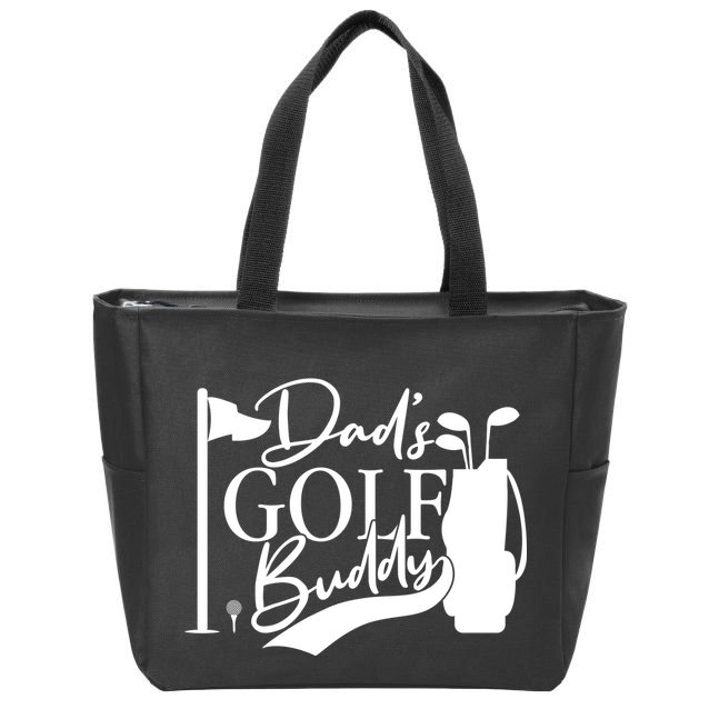 Dad's Golf Buddy Zip Tote Bag