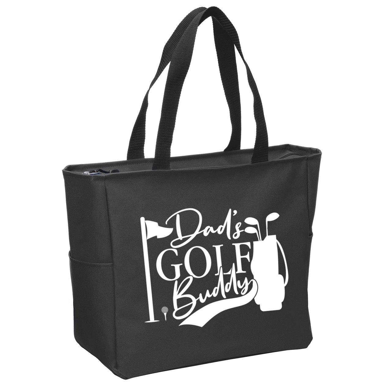 Dad's Golf Buddy Zip Tote Bag