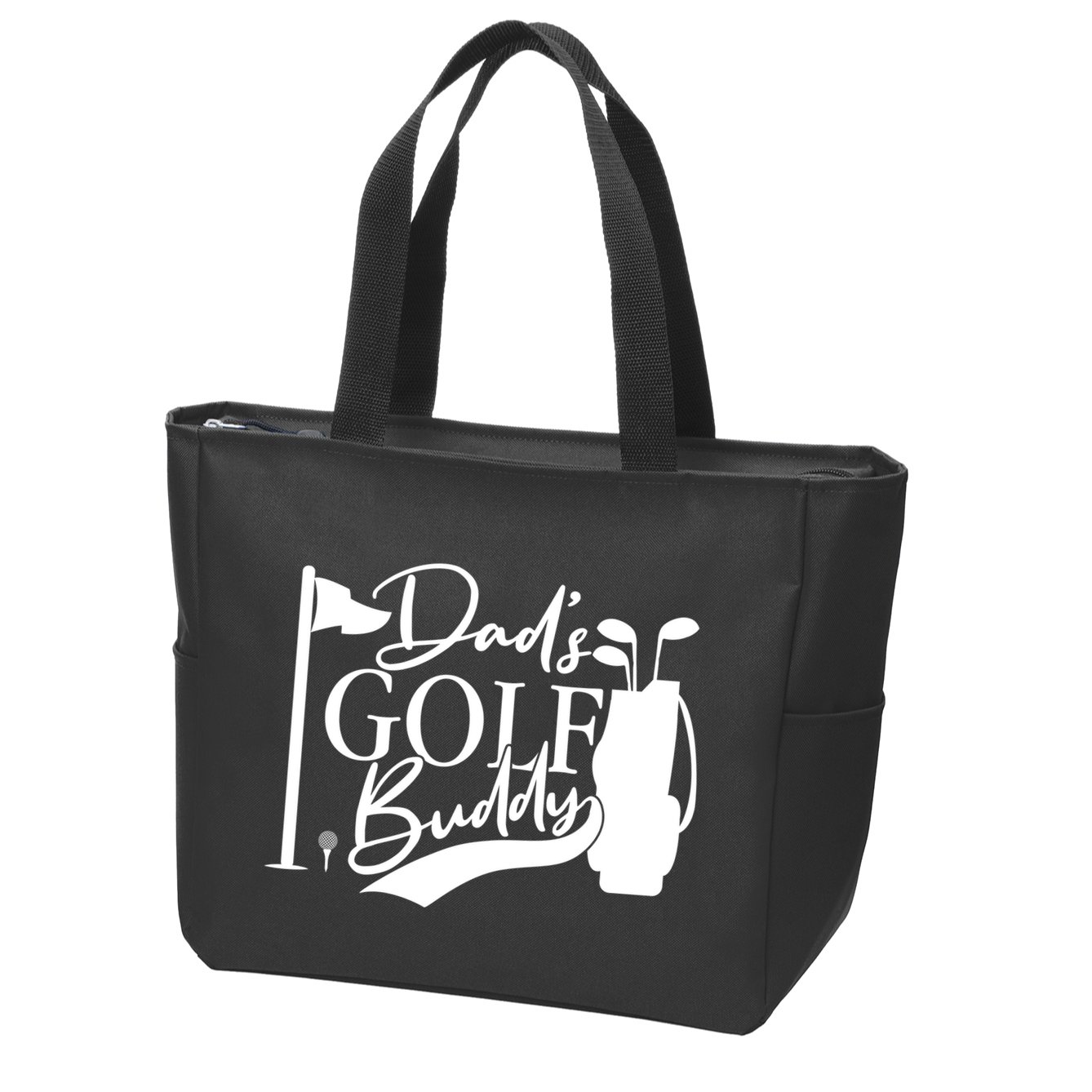 Dad's Golf Buddy Zip Tote Bag
