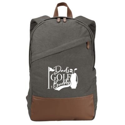 Dad's Golf Buddy Cotton Canvas Backpack