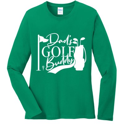 Dad's Golf Buddy Ladies Long Sleeve Shirt