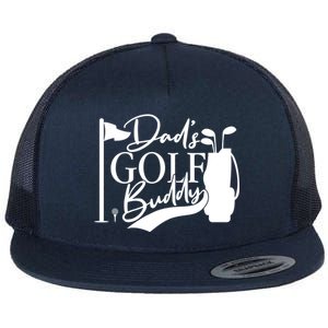 Dad's Golf Buddy Flat Bill Trucker Hat