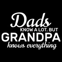 Dads Know A Lot But Grandpa Knows Everything Bucket Hat